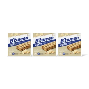 Hero B'tween mueslireep zero wit chocolad 3pk