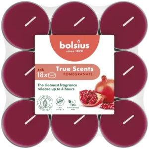 Bolsius True scents geurtheelichten granaatappel