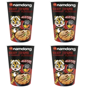 Namdong Beef jjigae k-noodles flavour 4-pack
