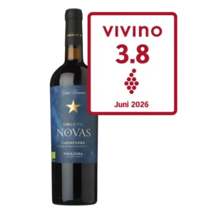 Novas Carménère gran reserva organic wine