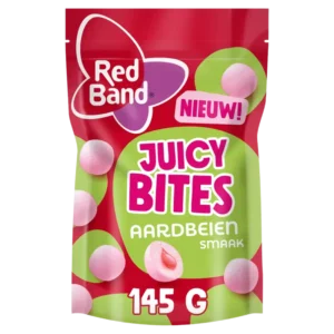 Red Band Juicy bites aardbeiensmaak