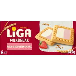 Liga Milkbreak melk-aardbeiensmaak