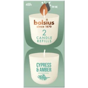 Bolsius Navulling clean light cypress amber