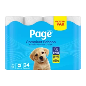 Page Compleet schoon toiletpapier voordeelpak
