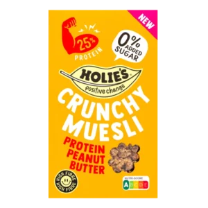 Holie's Crunchy muesli protein peanut butter