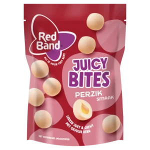 Red Band Juicy bites perzik smaak