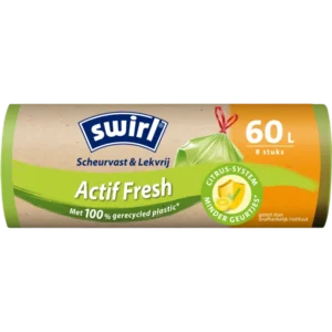 Swirl Vuilniszakken actif fresh 60 liter