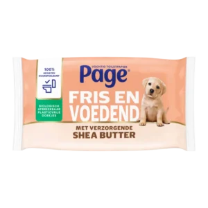 Page Shea butter vochtig toiletpapier