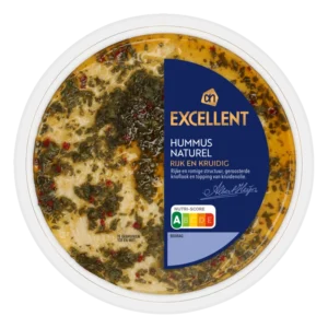 AH Excellent Hummus naturel met geroosterde knoflook