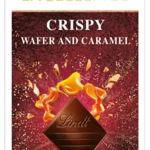 Lindt Excellence crispy wafer & caramel dark
