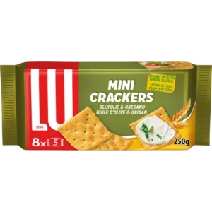 LU Mini crackers olijfolie & oregano