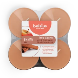 Bolsius Maxi geurtheelichten appel kaneel
