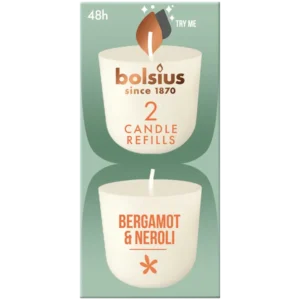 Bolsius Navulling clean light bergamot