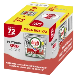 Dreft Platinum plus vaatwastabletten 6-pack