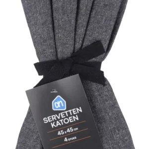AH Textiel servetten antraciet
