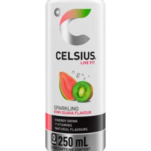 Celsius Sparkling kiwi guava flavour