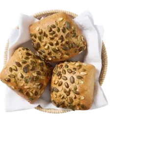 Pompoenpitbroodje