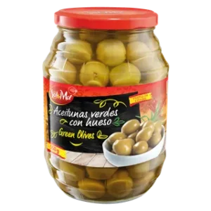 Groene Manzanilla olijven met pit