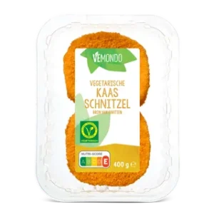 Vega kaasschnitzel of plantaardige kip krokantschnitzel
