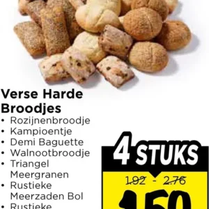 Verse harde broodjes