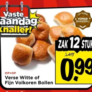 Verse Witte of Fijn Volkoren Bollen