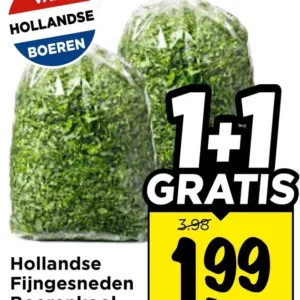 Fijngesneden boerenkool