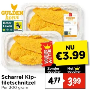 Gulden Hoeve Scharrel kipfiletschnitzel