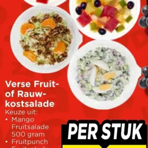 Fruit- of Rauwkostsalade