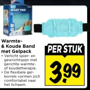 Warmte- & Koude Band met Gelpack