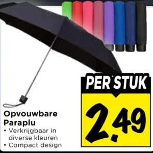Opvouwbare paraplu