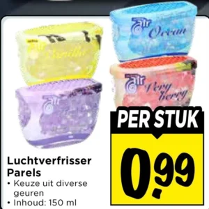 Luchtverfrisser parels