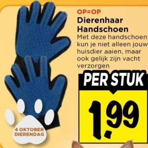 Dierenhaar Handschoen