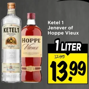 Ketel 1 Jenever of Hoppe Vieux