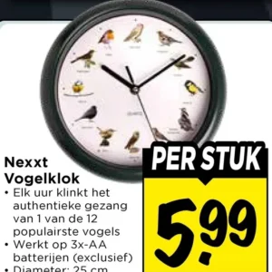 Nexxt Vogelklok