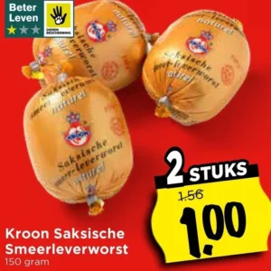 Kroon Saksische Smeerleverworst