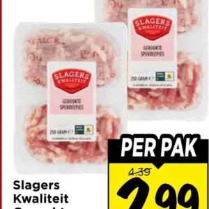 Slagers Kwaliteit Gerookte Spekreepjes