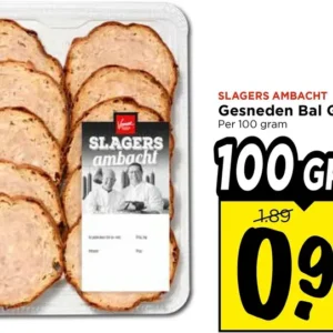 Slagers Ambacht Gesneden Bal Gehakt