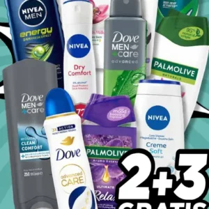 Douchegel of deodorant