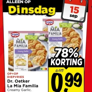 Dr. Oetker La Mia Familia Creamy Garlic