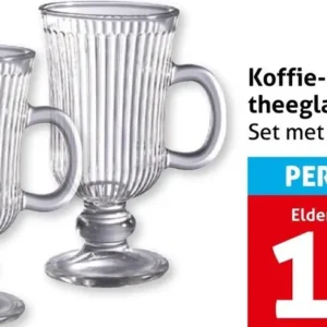 Koffie- of theeglas