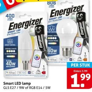Smart LED lamp GLS E27 / 9W of RGB E14 / 5W
